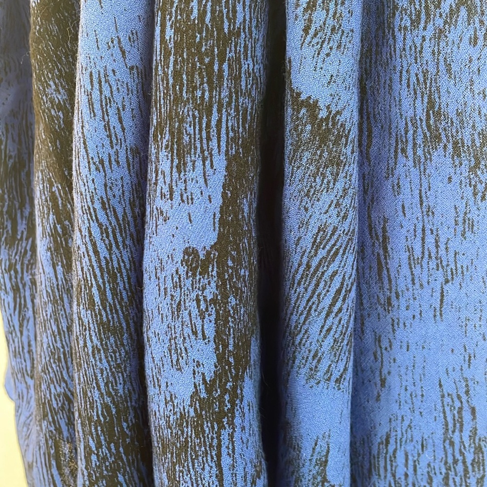 Blue & Black Scarf/Wrap